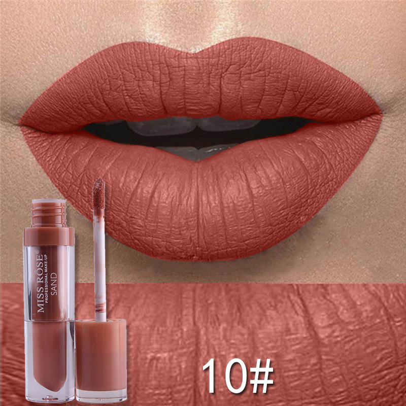 Lip Gloss Applied
