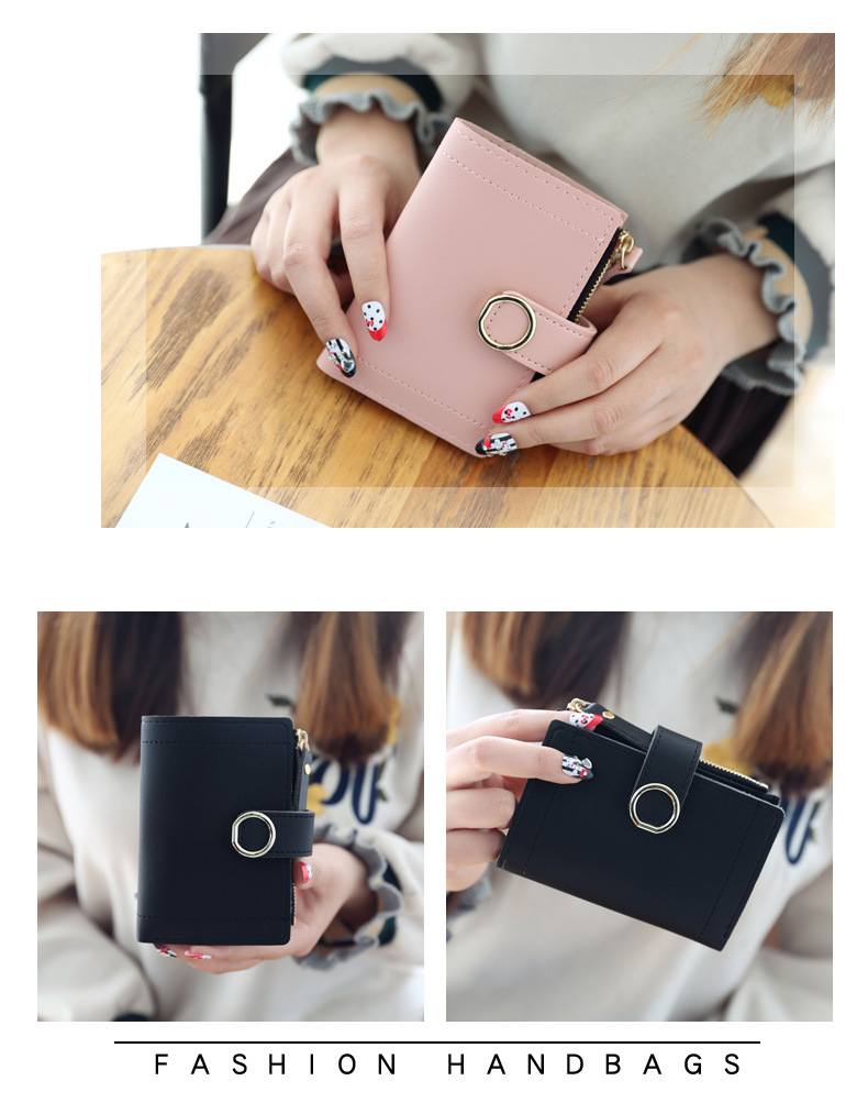 Buckle Ring Wallet - Dark Green