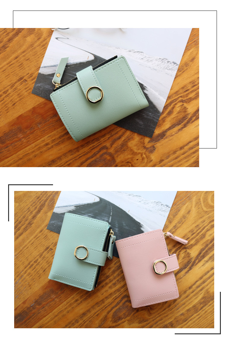 Buckle Ring Wallet - Bean Sand