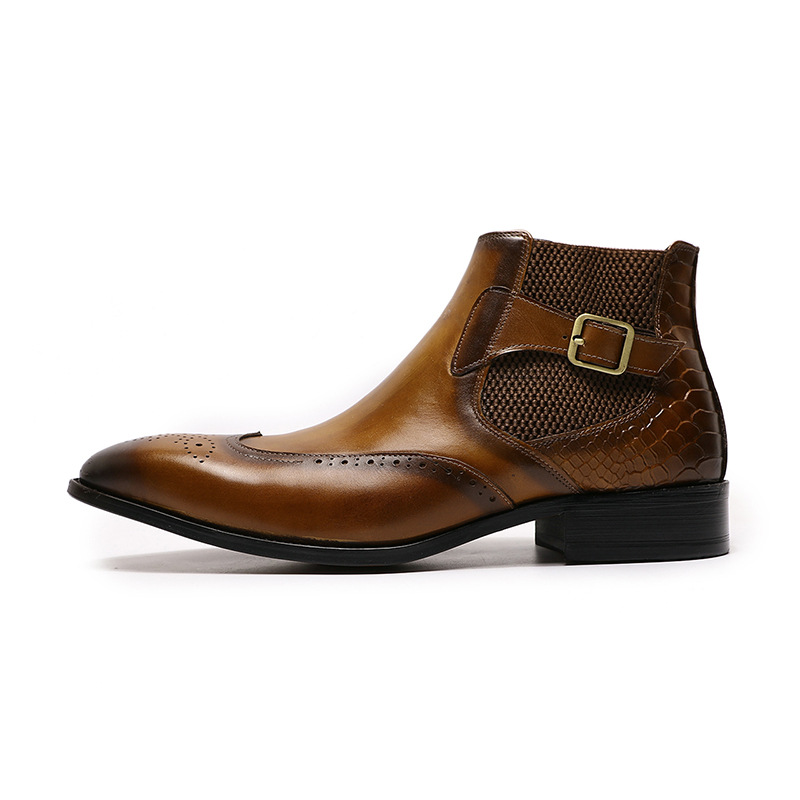 High-Top Leather Boots 3