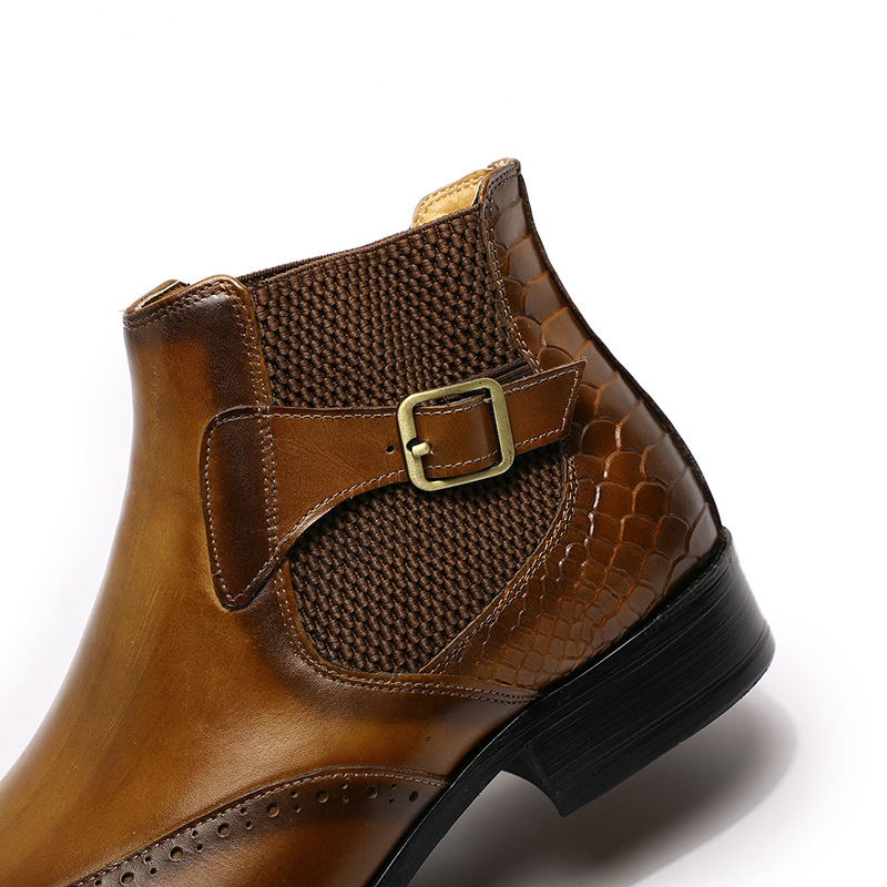 High-Top Leather Boots 6