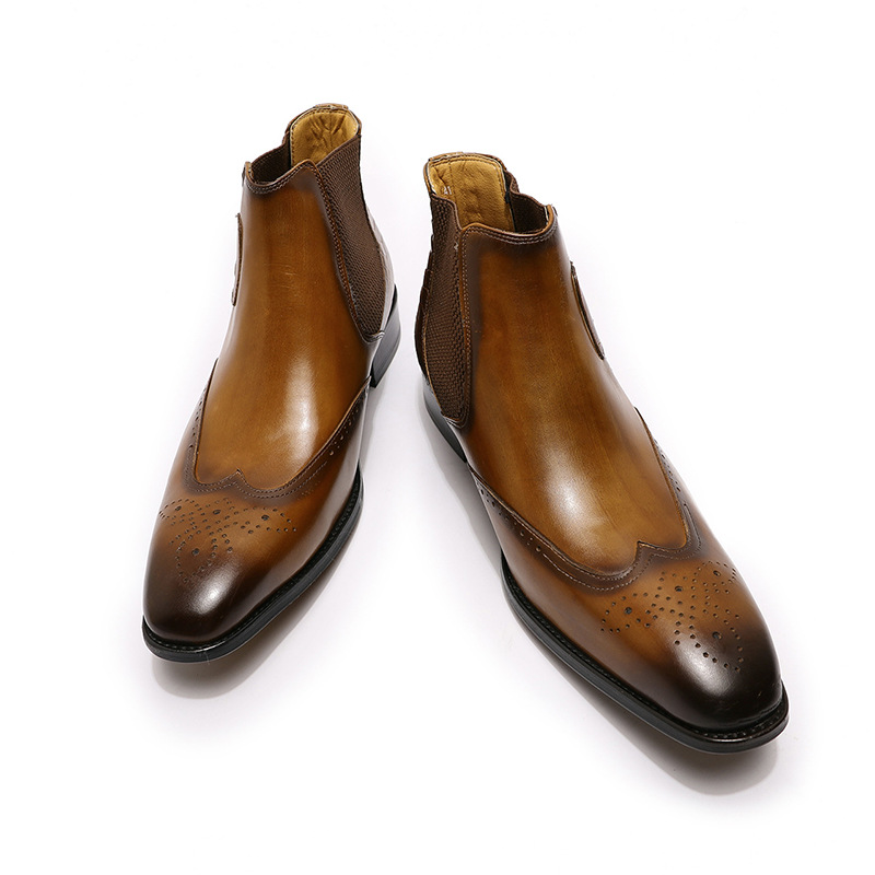 High-Top Leather Boots 9