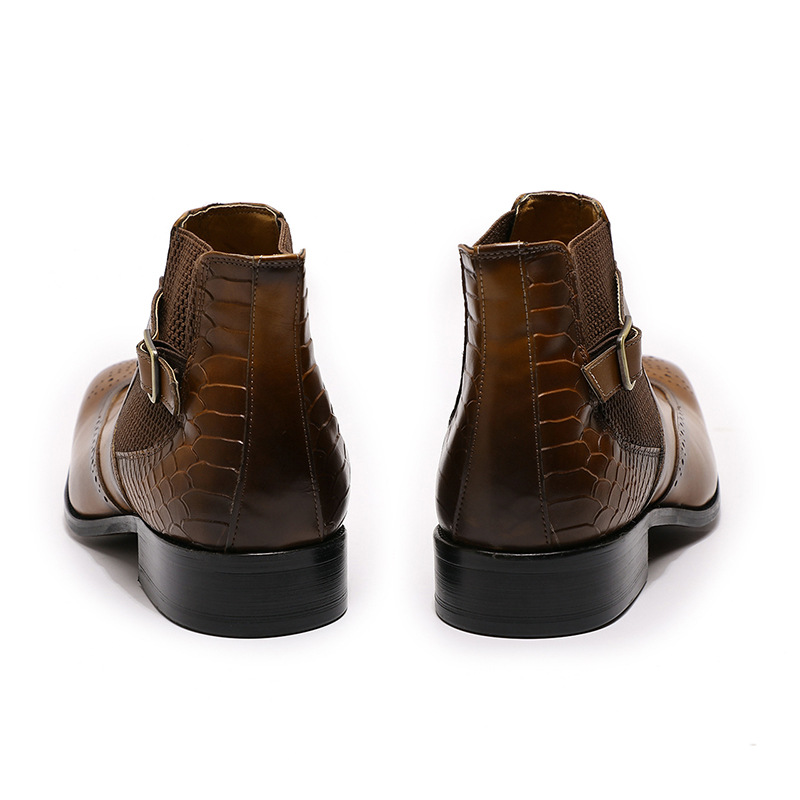 High-Top Leather Boots 10