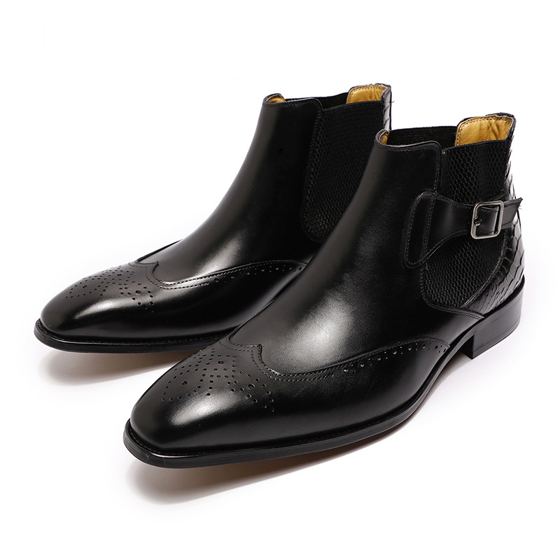 High-Top Leather Boots 11