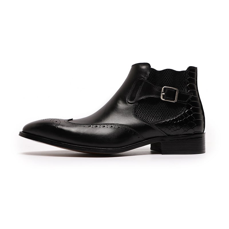 High-Top Leather Boots 12