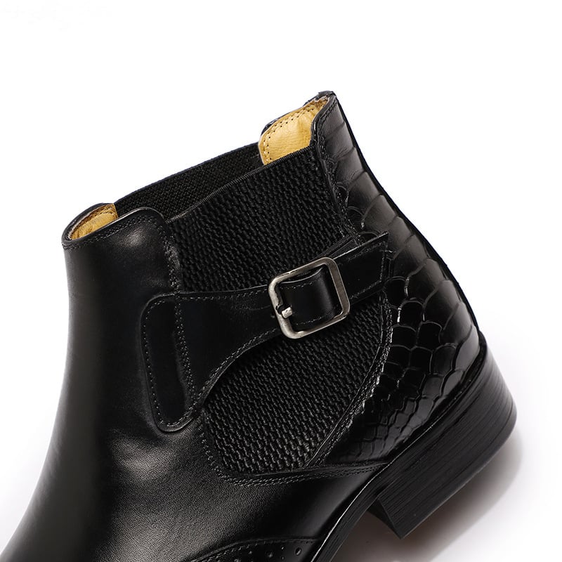 High-Top Leather Boots 15