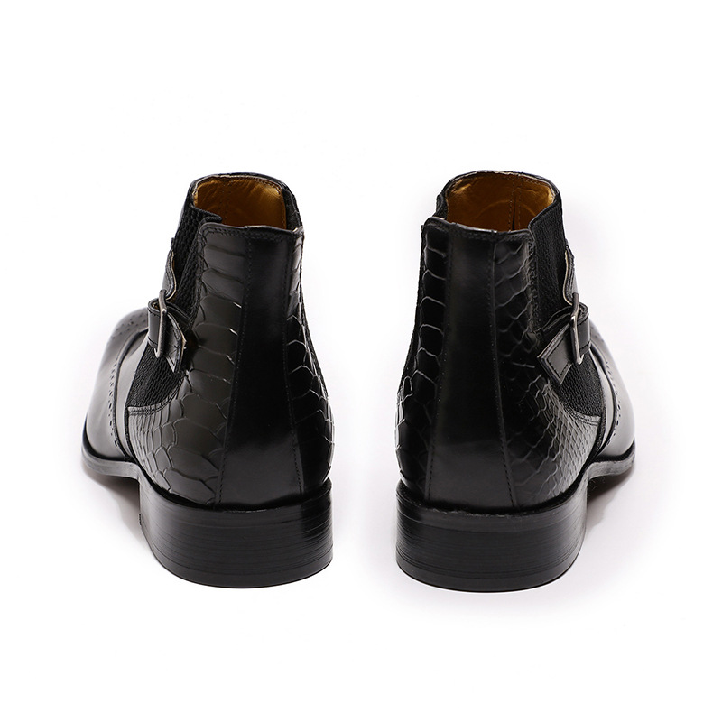 High-Top Leather Boots 18