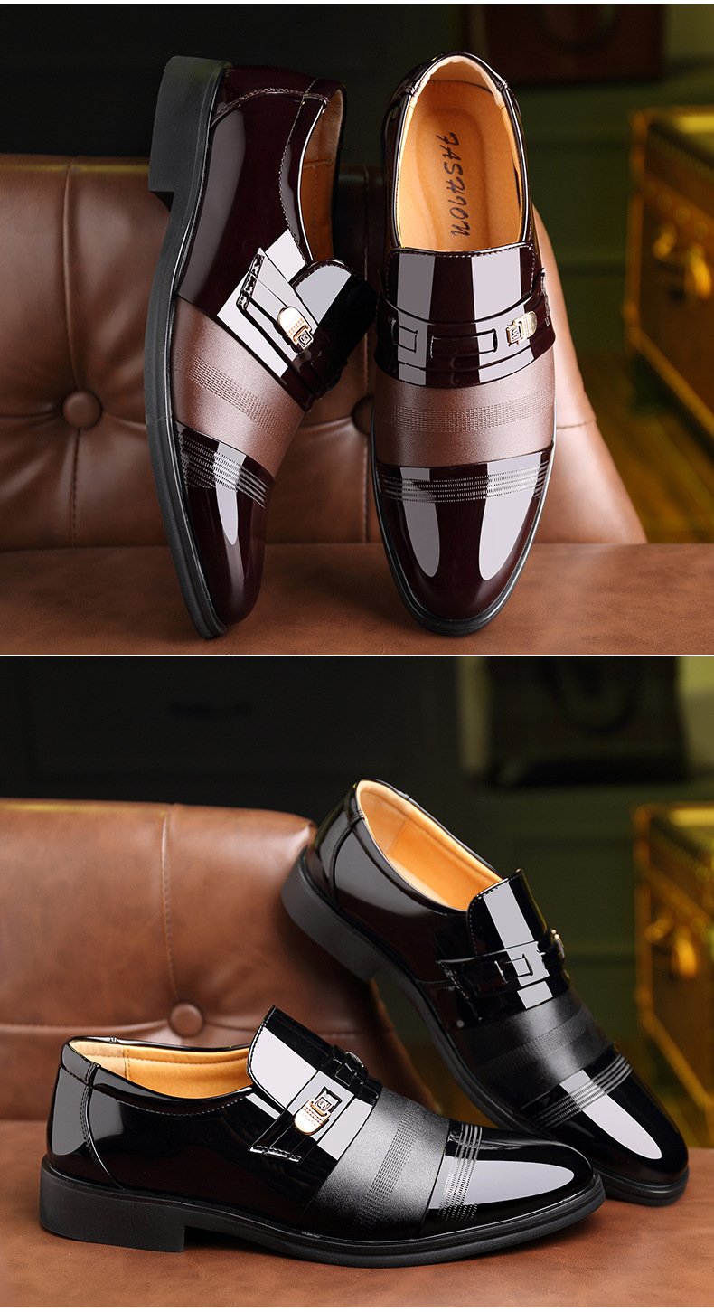 Men's Leather Shoes Back View