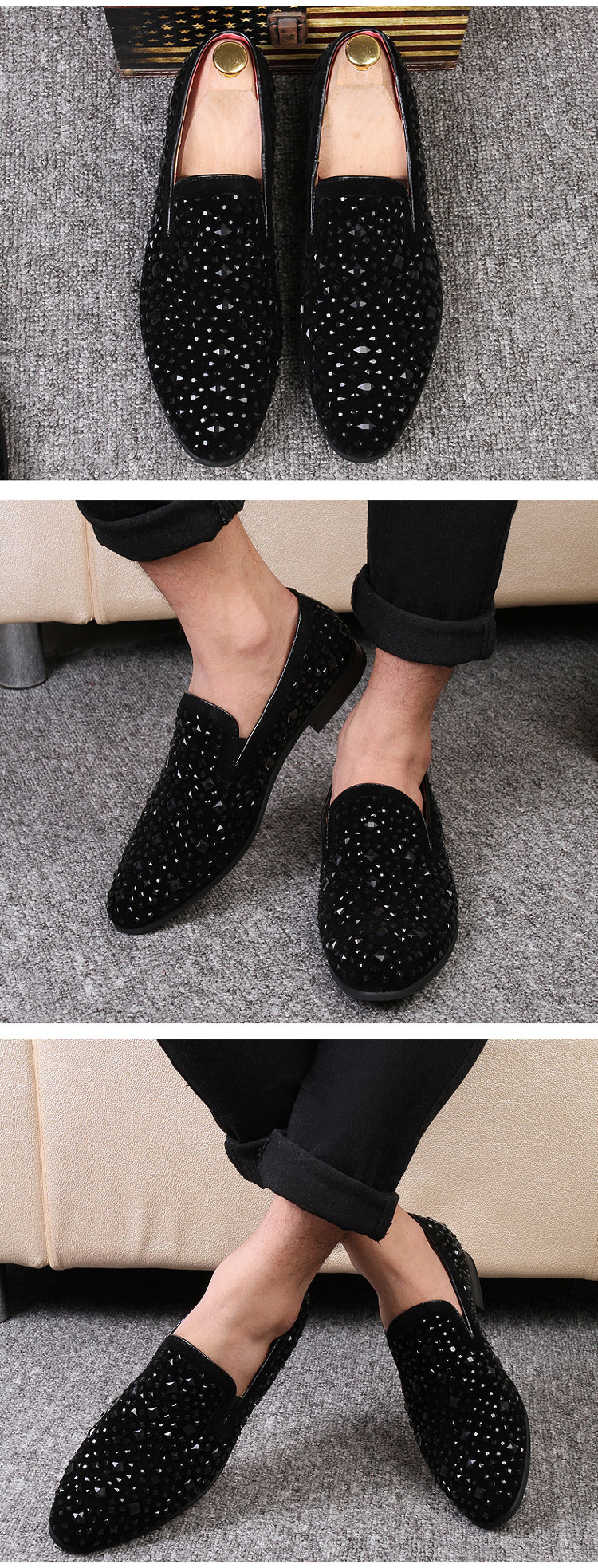Studded Leather Shoes Image 5