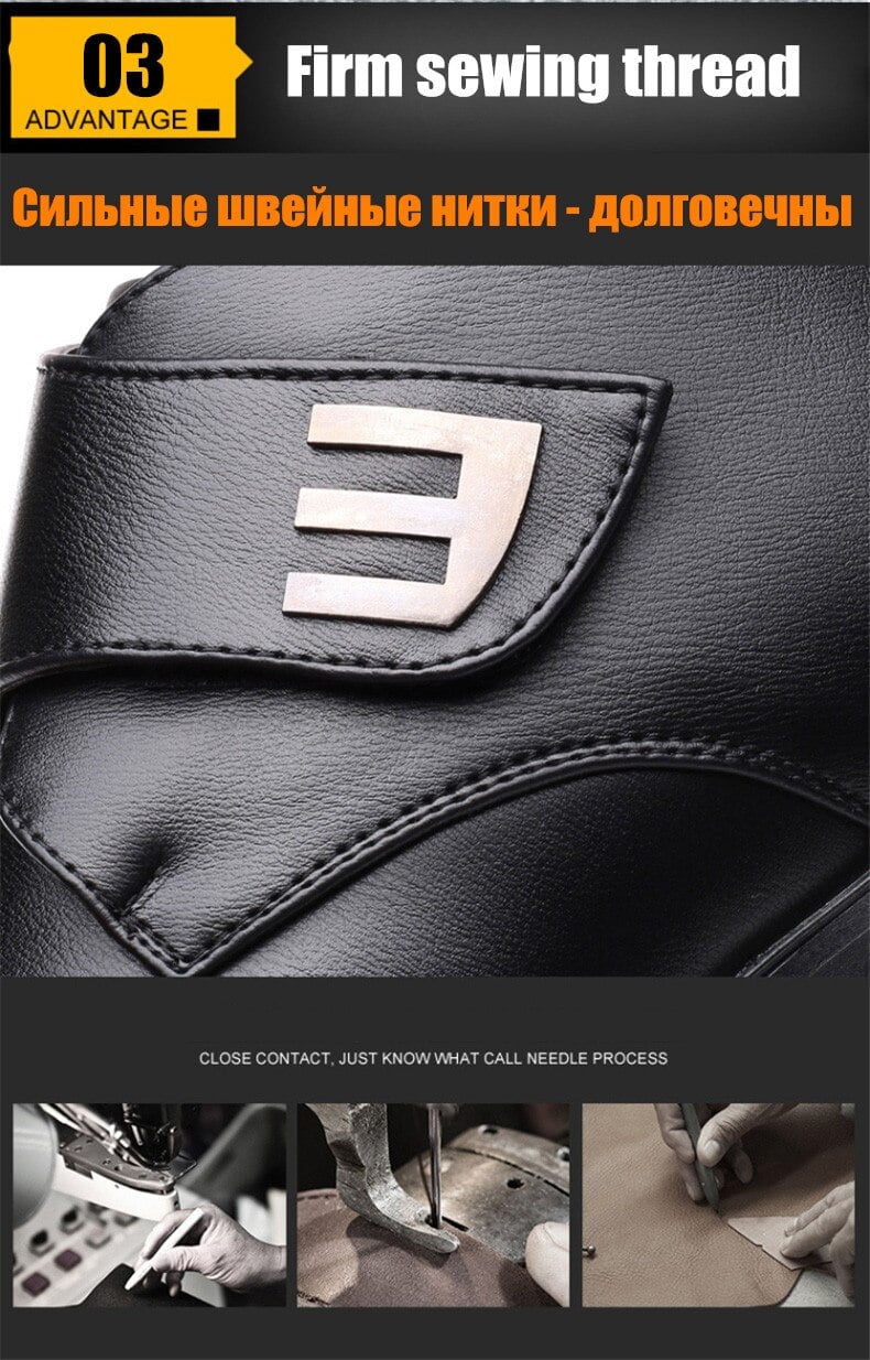 Leather Business Casual Shoes Model Show
