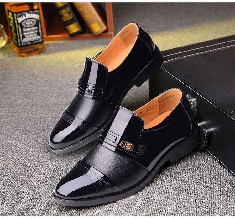 Men's Business Formal Cutout Leather Shoes