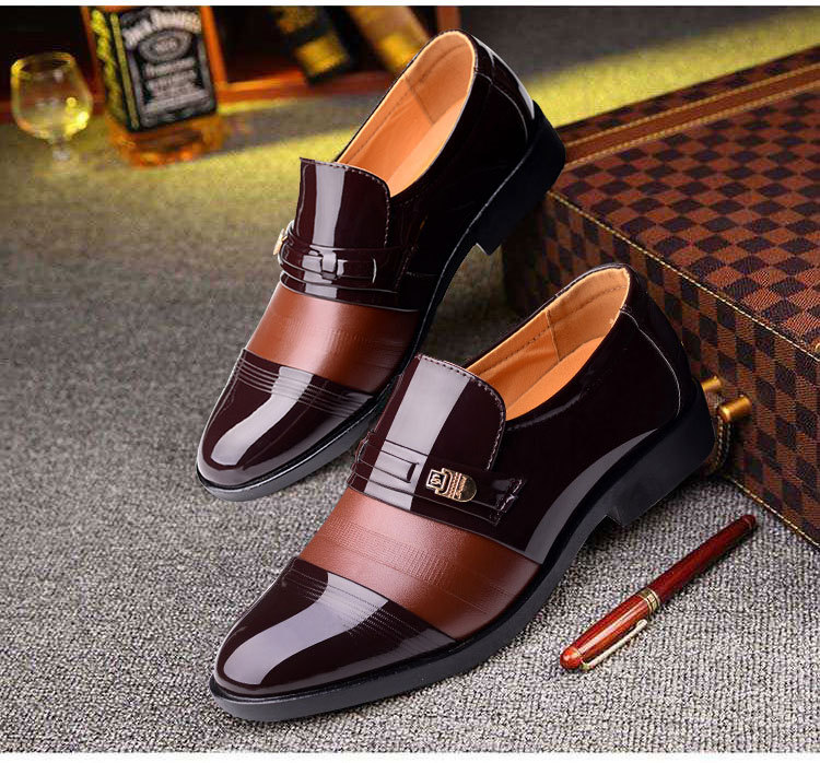 Men's Business Formal Cutout Leather Shoes
