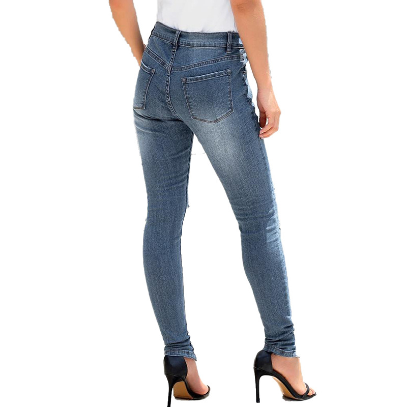 Casual Ripped Pants Image 4