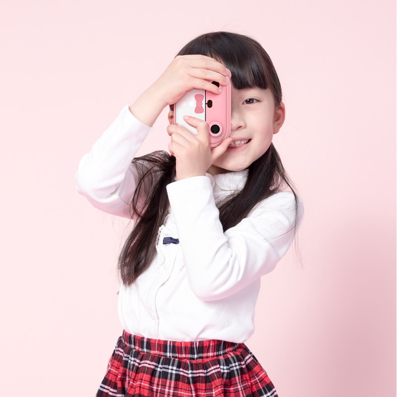 快速即时热敏打印机宝丽来相机1200像素amera双镜头光学玻璃，用于儿童礼物（4）