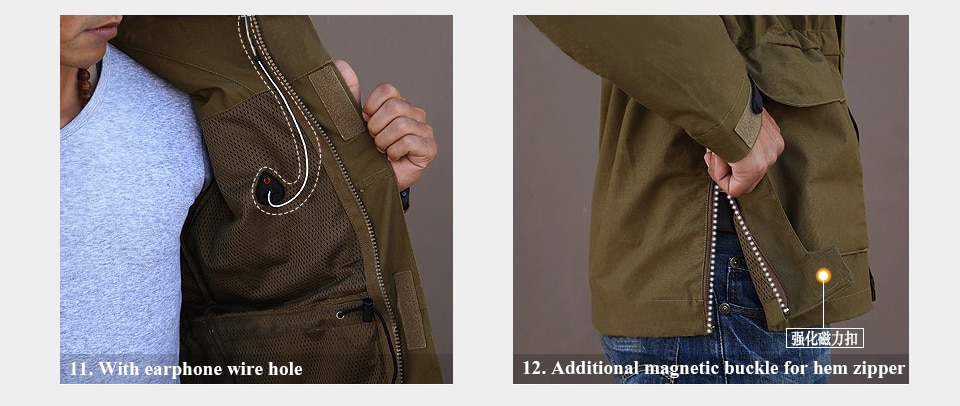 M65 UK US Army Clothes Casual Tactical Windbreake