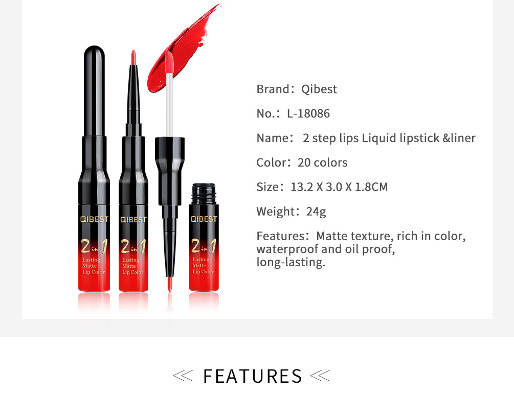 Lip Liner Matte Nonstick Cup Liquid Lipstick
