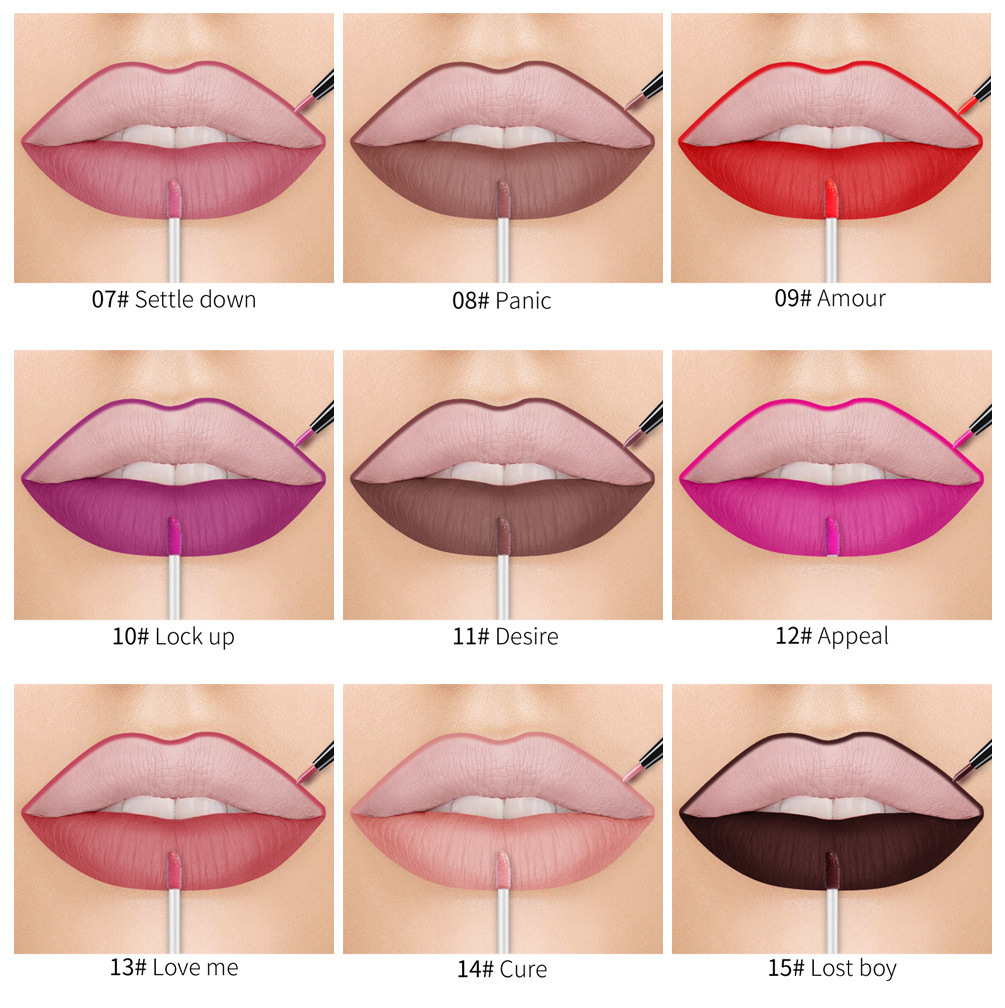 Lip Liner Matte Nonstick Cup Liquid Lipstick