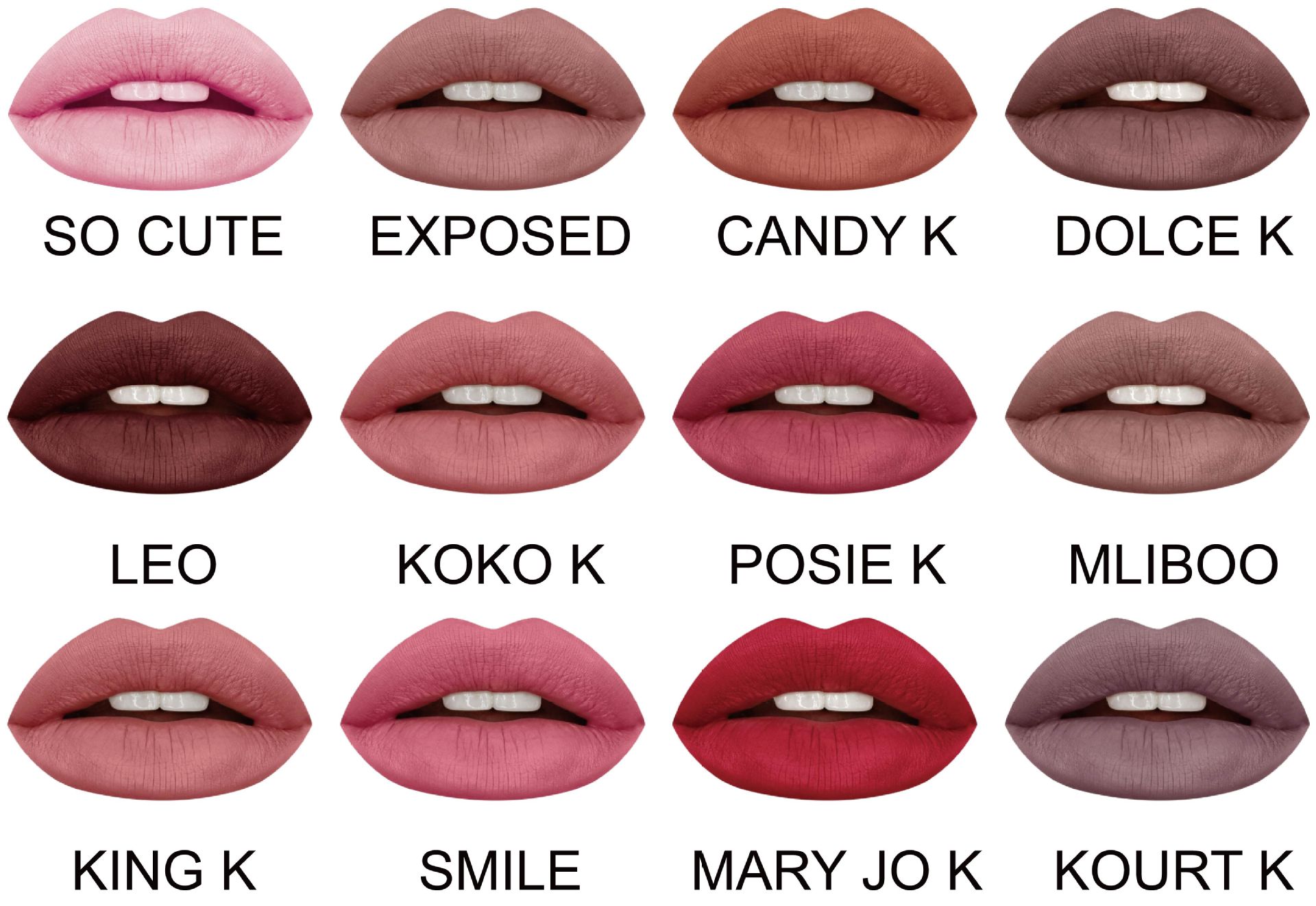 Non-stick matte lipstick