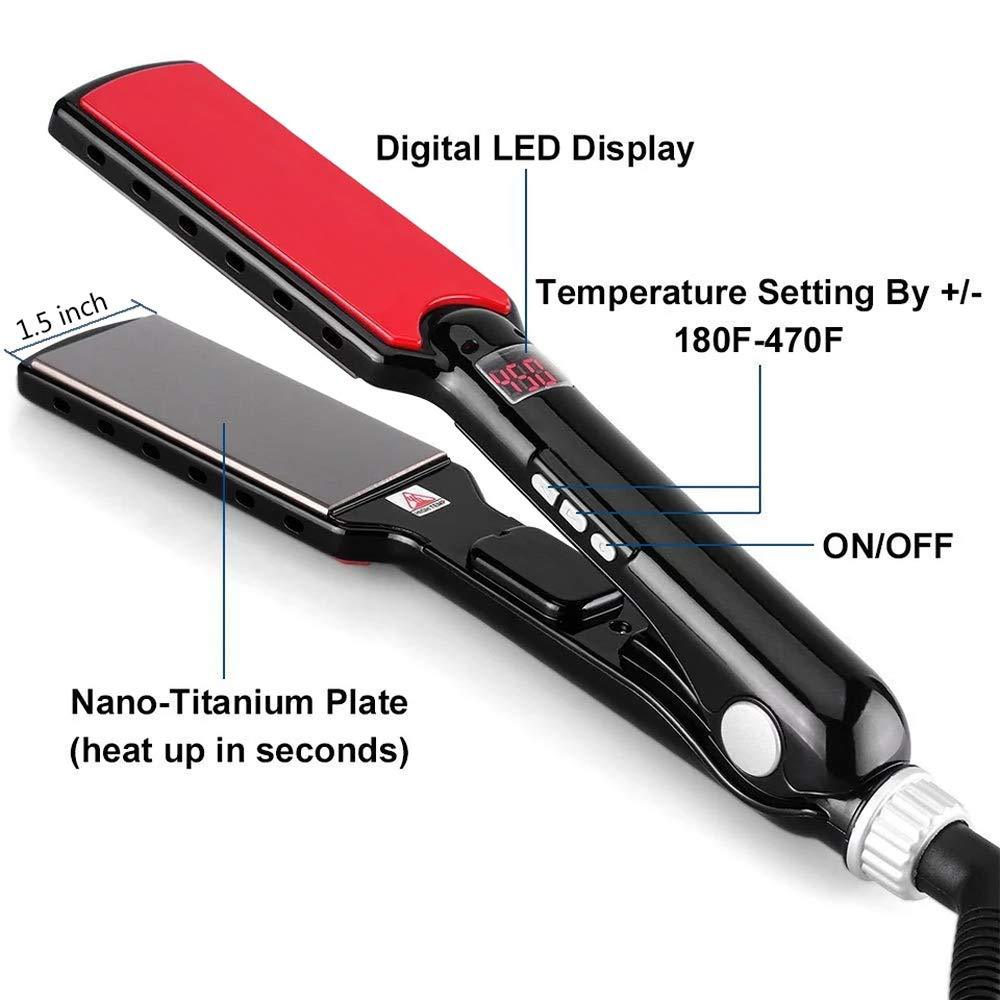 Hair Straightener in Action