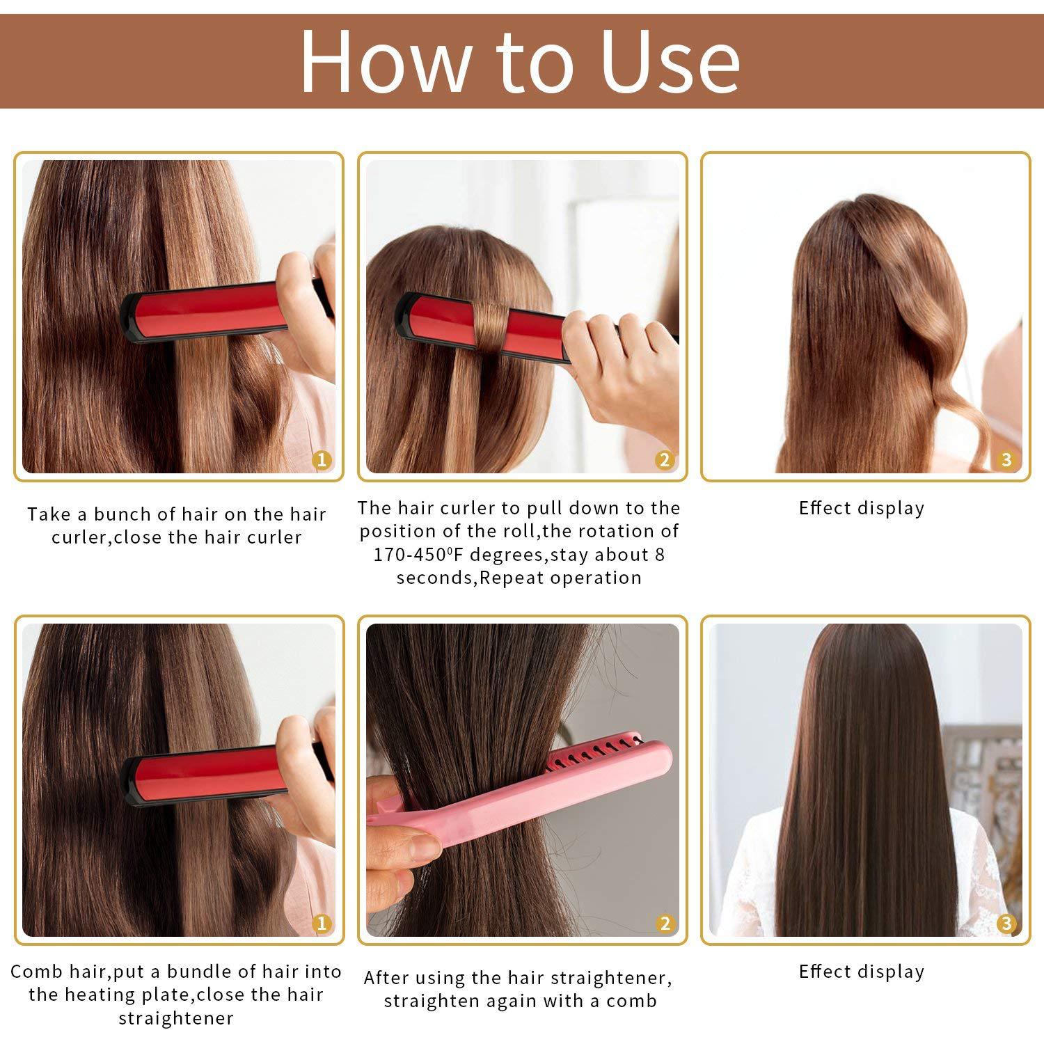 Compact and Portable Hair Straightener