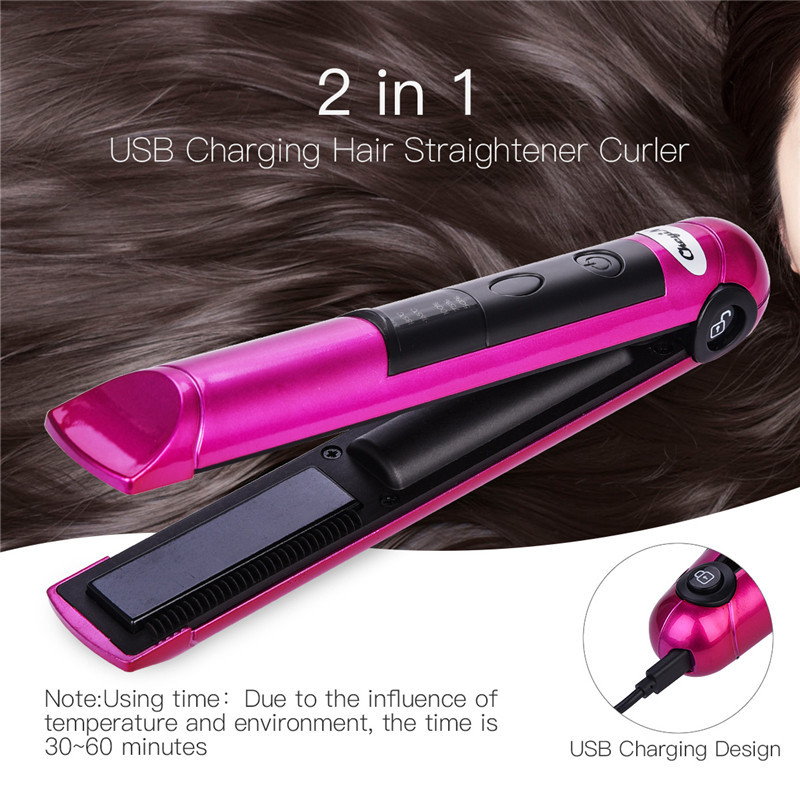 Rose Red Hair Straightener