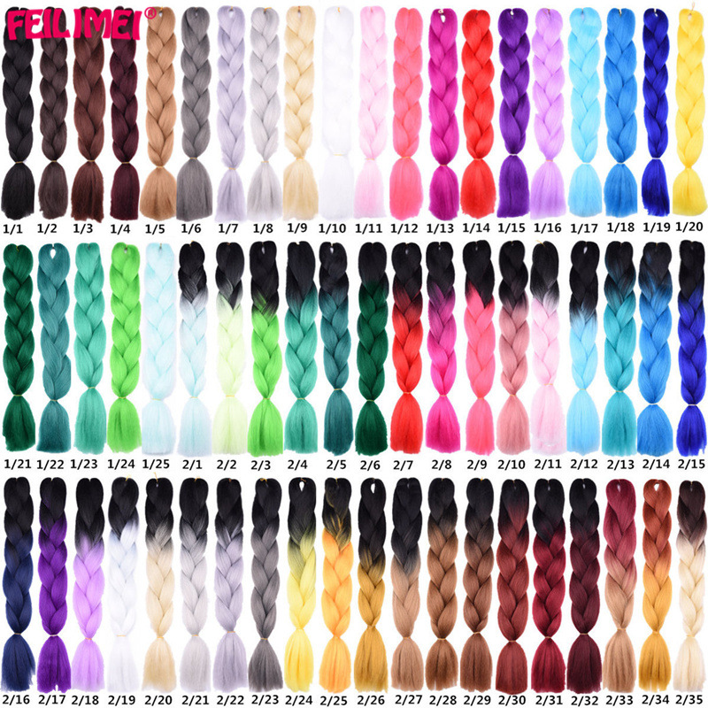 Colorful Bradient African Dirty Braid