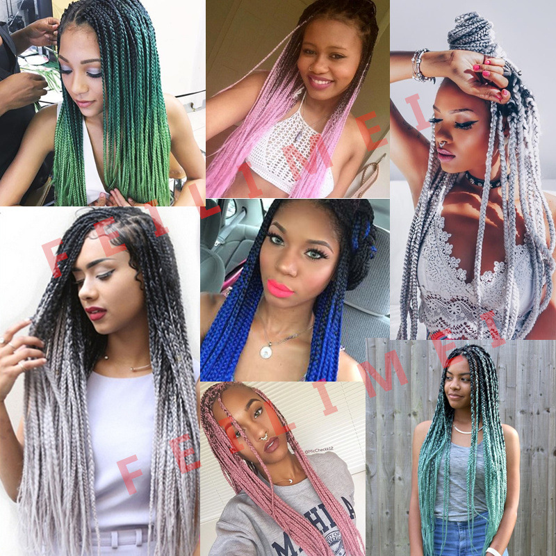 Colorful Bradient African Dirty Braid