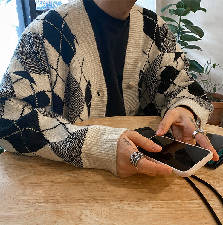 Classic Diamond Sweater - Image 7