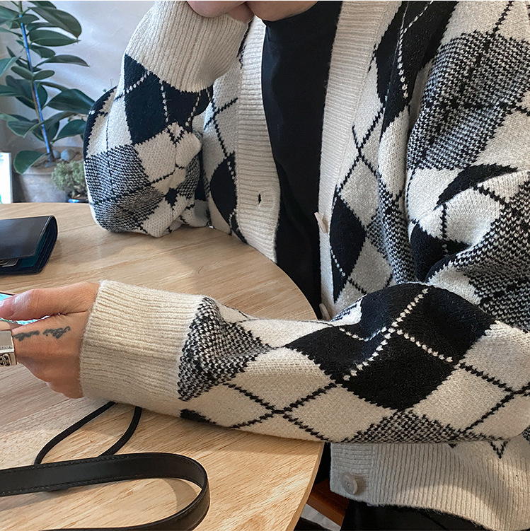 Classic Diamond Sweater - Image 8