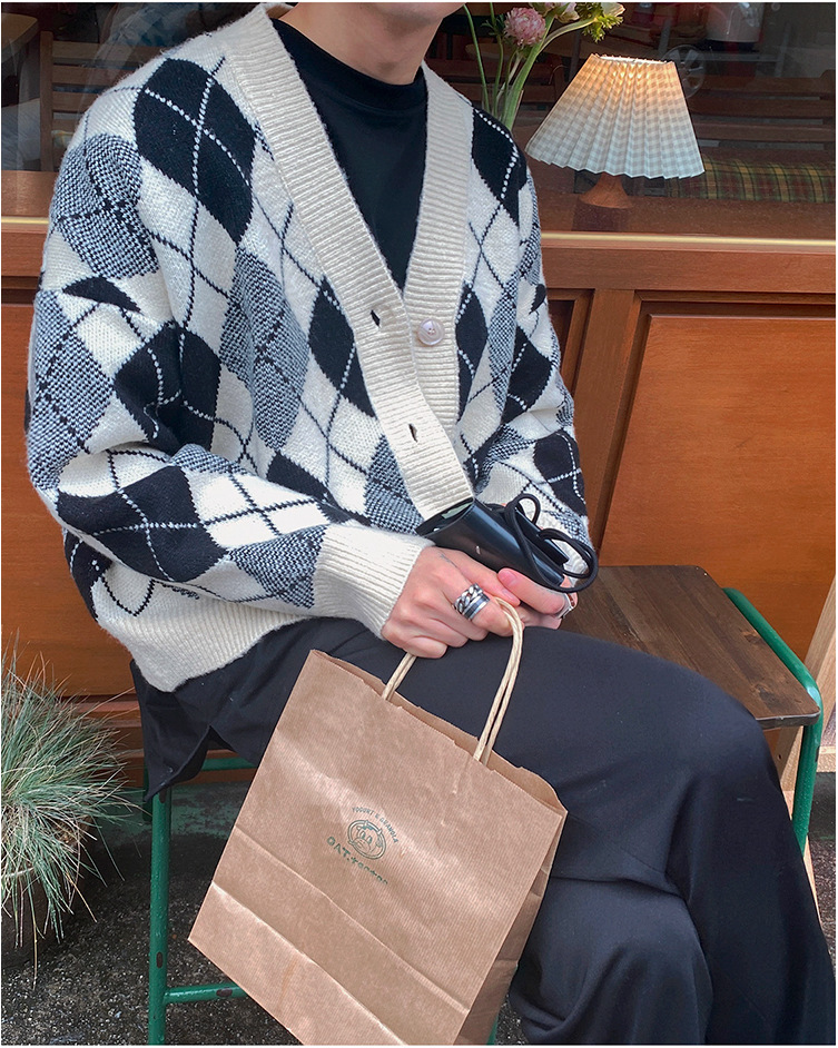 Classic Diamond Sweater - Image 10