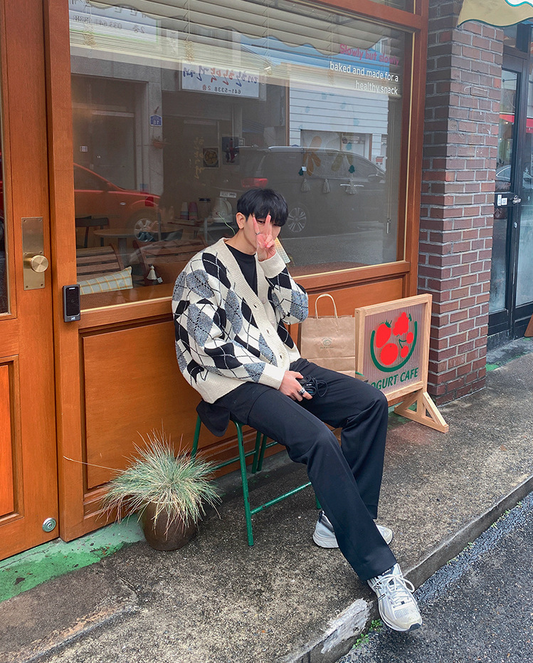 Classic Diamond Sweater - Image 12