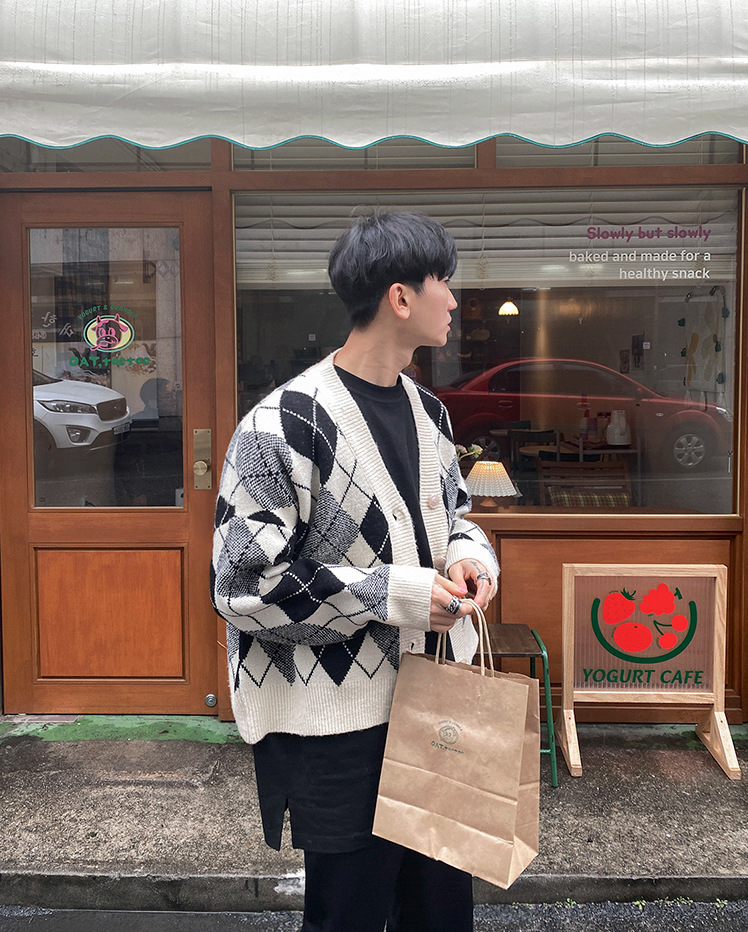 Classic Diamond Sweater - Image 13