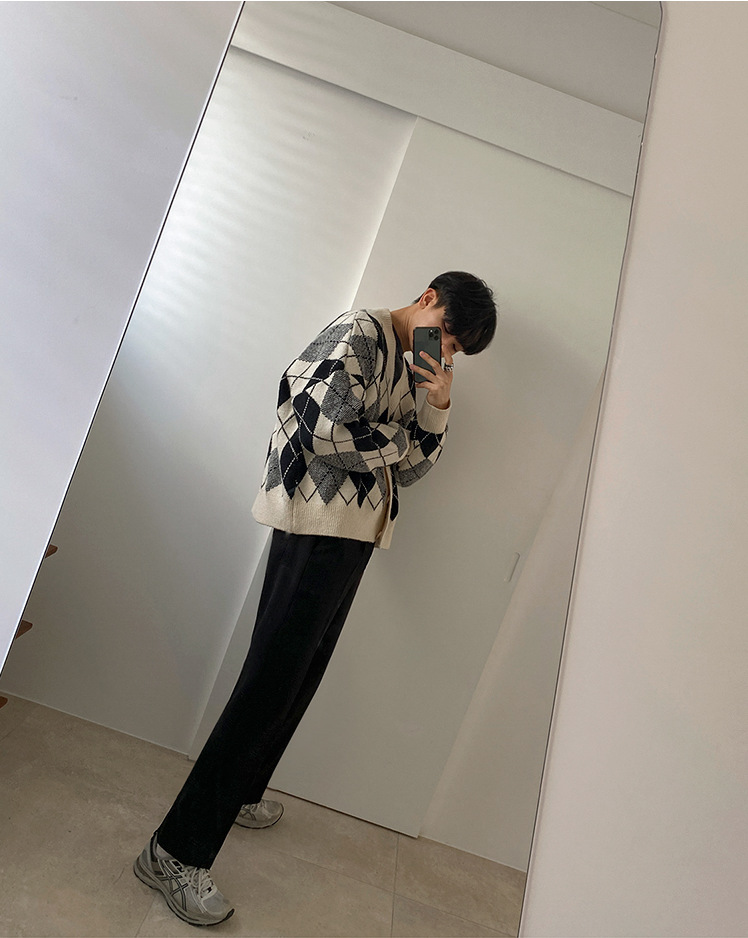 Classic Diamond Sweater - Image 17
