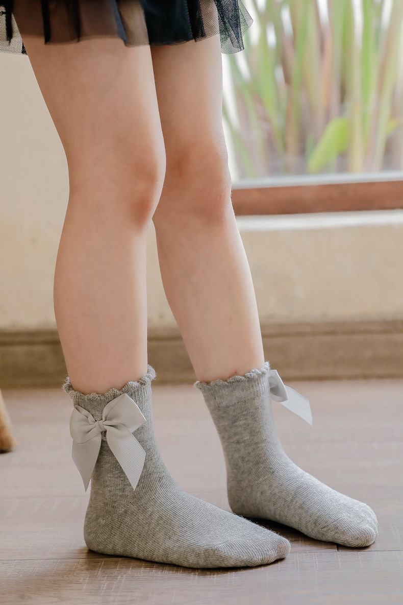 Big Bow Little Princess Socks 12