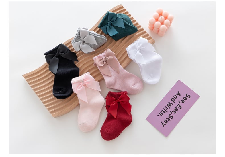Big Bow Little Princess Socks 25