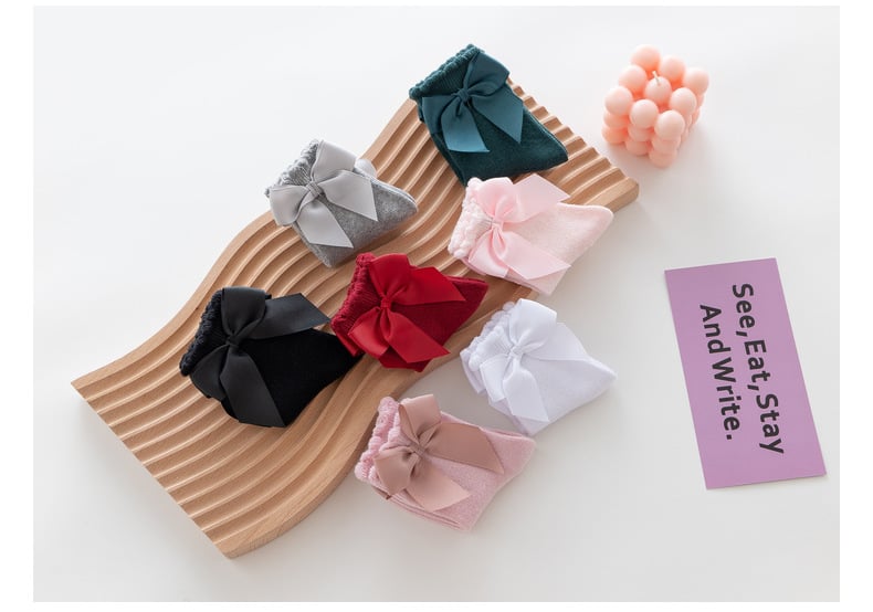 Big Bow Little Princess Socks 27