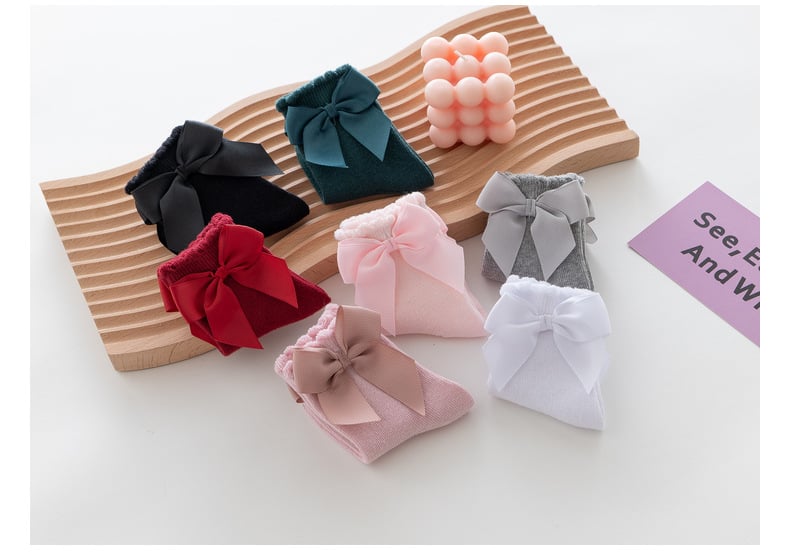 Big Bow Little Princess Socks 28