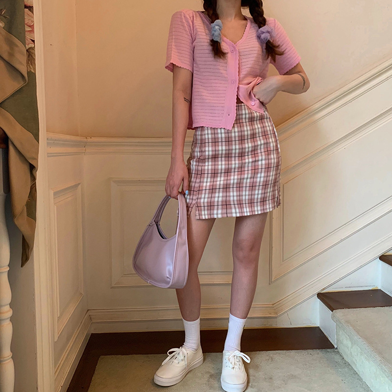 Casual Plaid Skirt Style 5