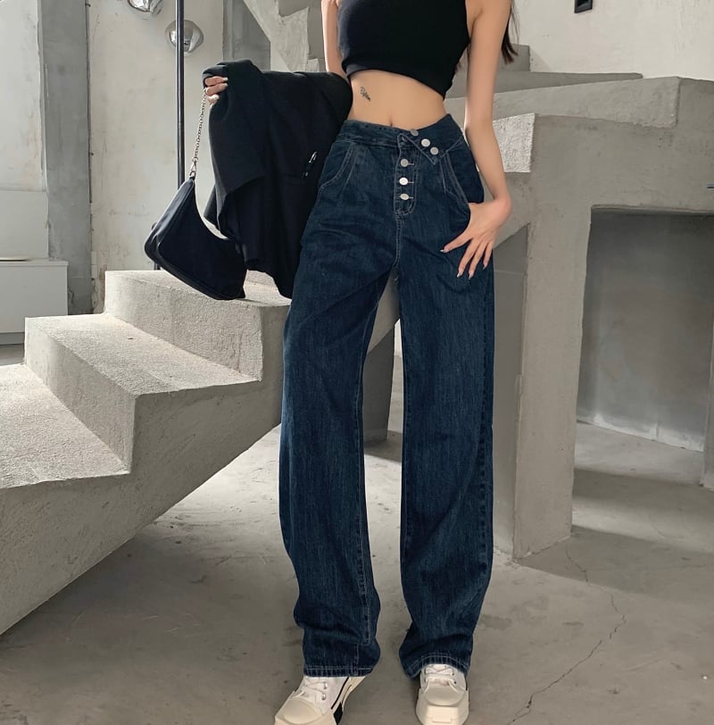 Loose High-waisted Pants 3