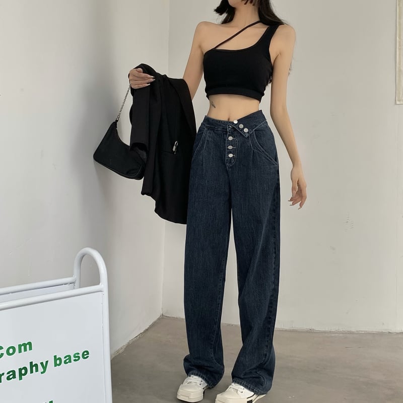 Loose High-waisted Pants 6