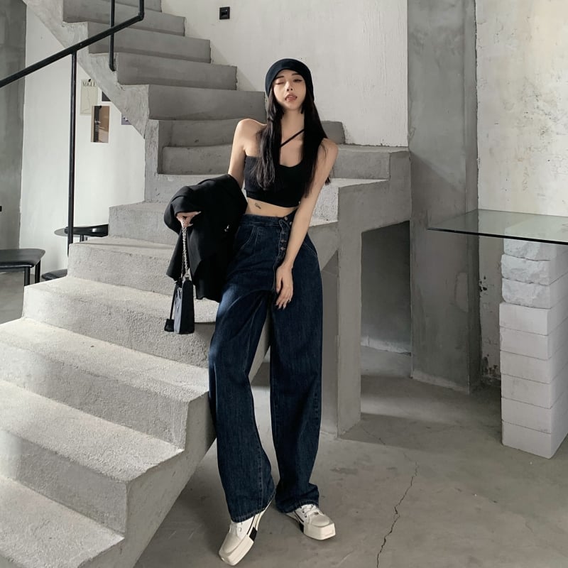 Loose High-waisted Pants 10