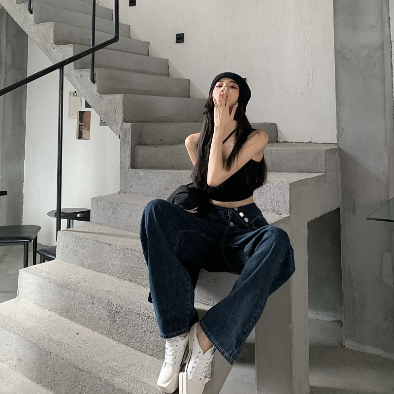 Loose High-waisted Pants 11