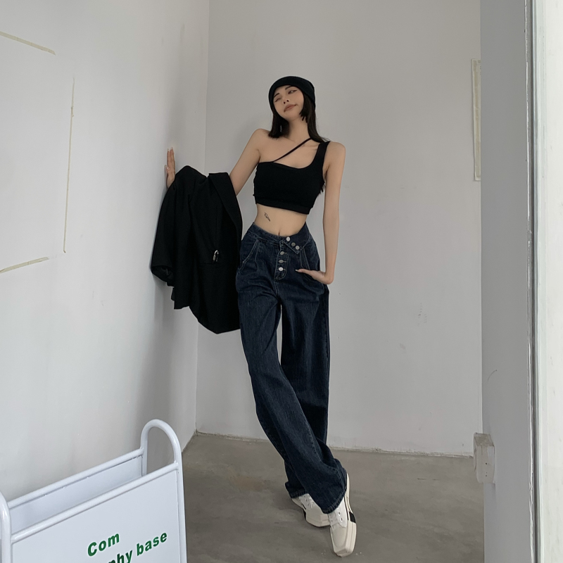 Loose High-waisted Pants 12