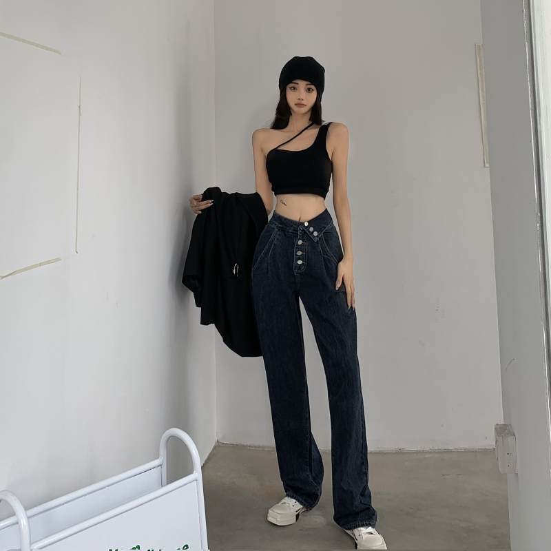 Loose High-waisted Pants 13