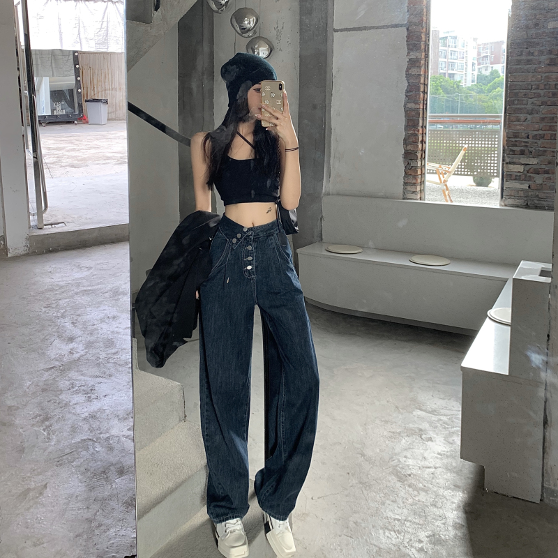 Loose High-waisted Pants 15