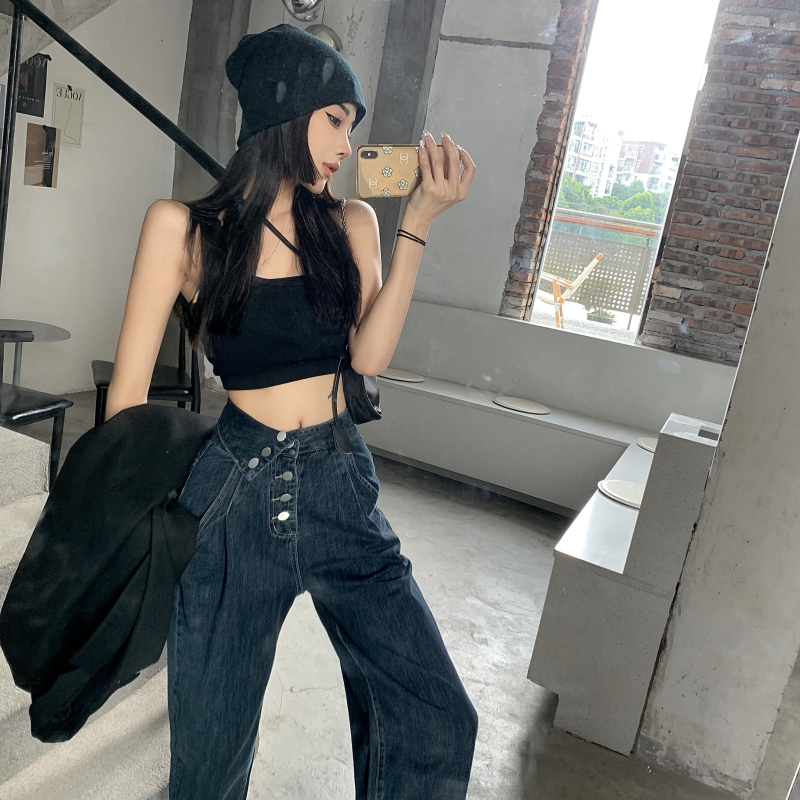 Loose High-waisted Pants 16
