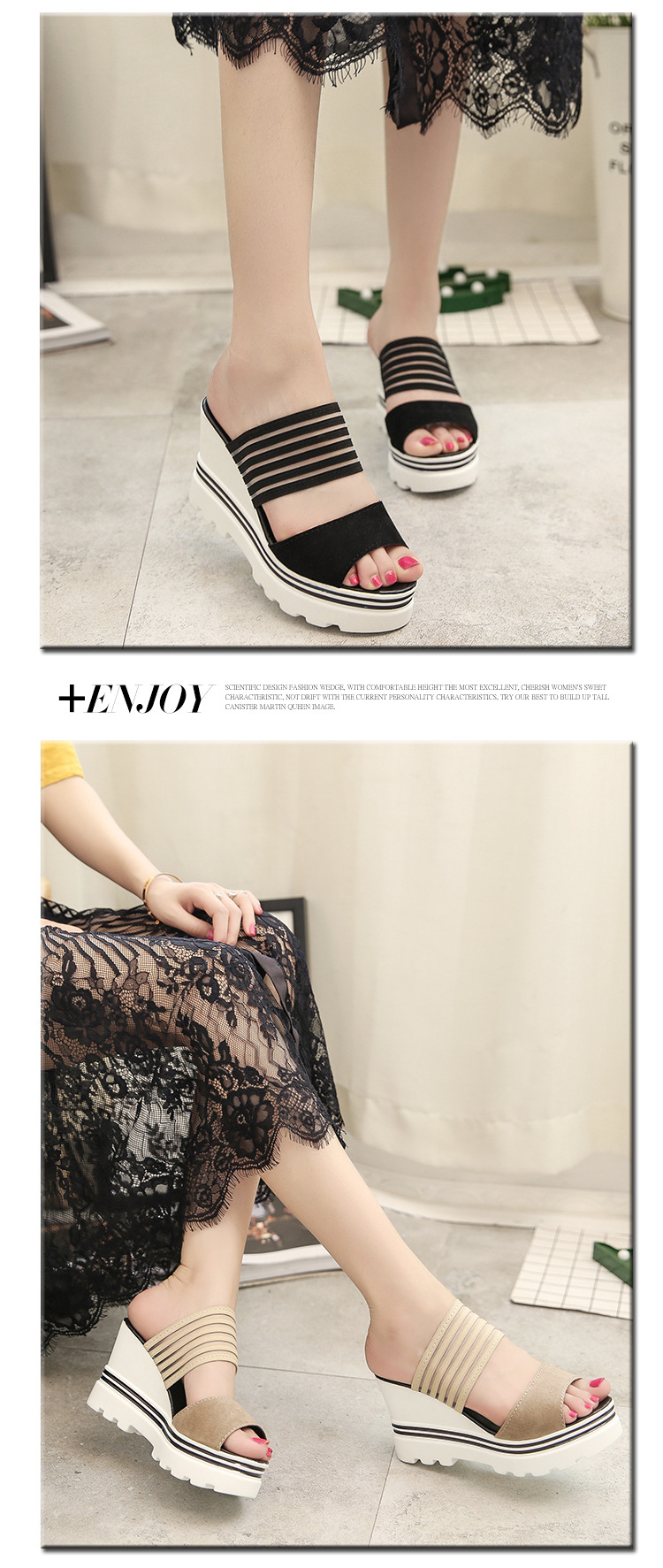 Comfortable Wedge Sandals