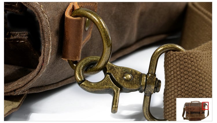 Waterproof Oil Wax Canvas Bag Image 4