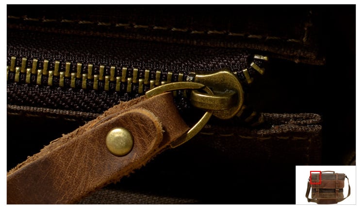 Waterproof Oil Wax Canvas Bag Image 5