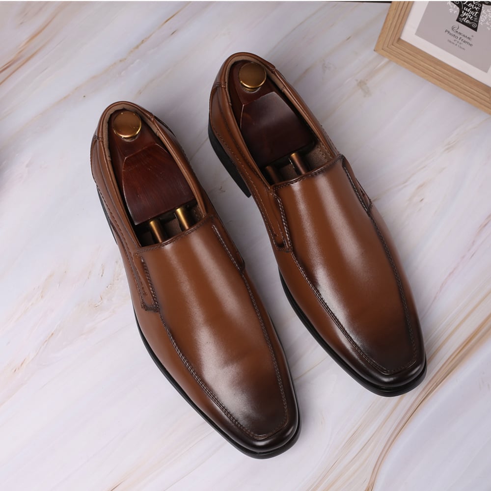 Leather shoes for boys